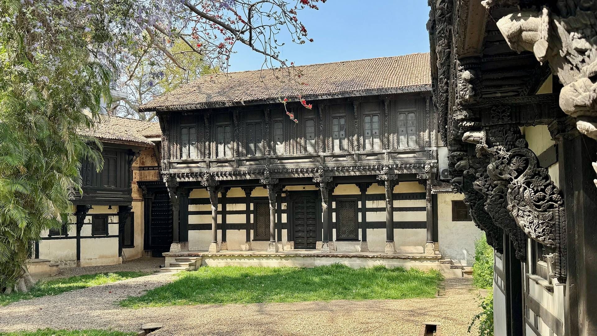 Wooden haveli at Sarabhai Foundation, Calico Museum