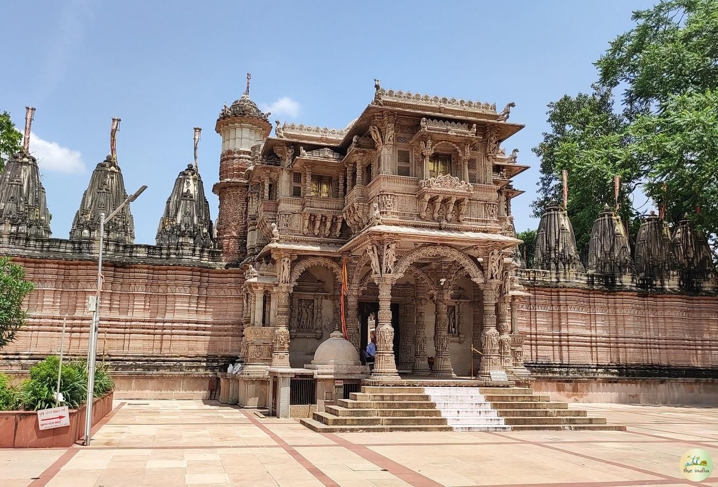 Hutheesing Jain Temple white marble facade